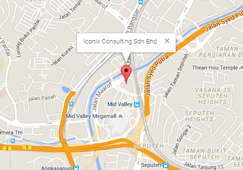 Iconix Consulting KL Office Map